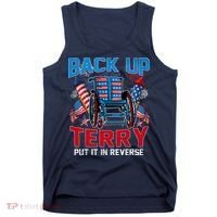 Back Up Terry Put It In Reverse Funny 4th Of July Fireworks Tank Top thumb 0