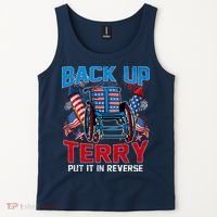 Back Up Terry Put It In Reverse Funny 4th Of July Fireworks Tank Top thumb 2
