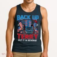 Back Up Terry Put It In Reverse Funny 4th Of July Fireworks Tank Top thumb 3