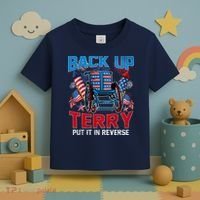 Back Up Terry Put It In Reverse Funny 4th Of July Fireworks Toddler T-Shirt thumb 3
