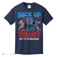 Back Up Terry Put It In Reverse Funny 4th Of July Fireworks Kids T-Shirt thumb 0