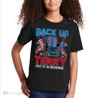 Back Up Terry Put It In Reverse Funny 4th Of July Fireworks Kids T-Shirt thumb 2