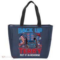 Back Up Terry Put It In Reverse Funny 4th Of July Fireworks Tote Bag thumb 0
