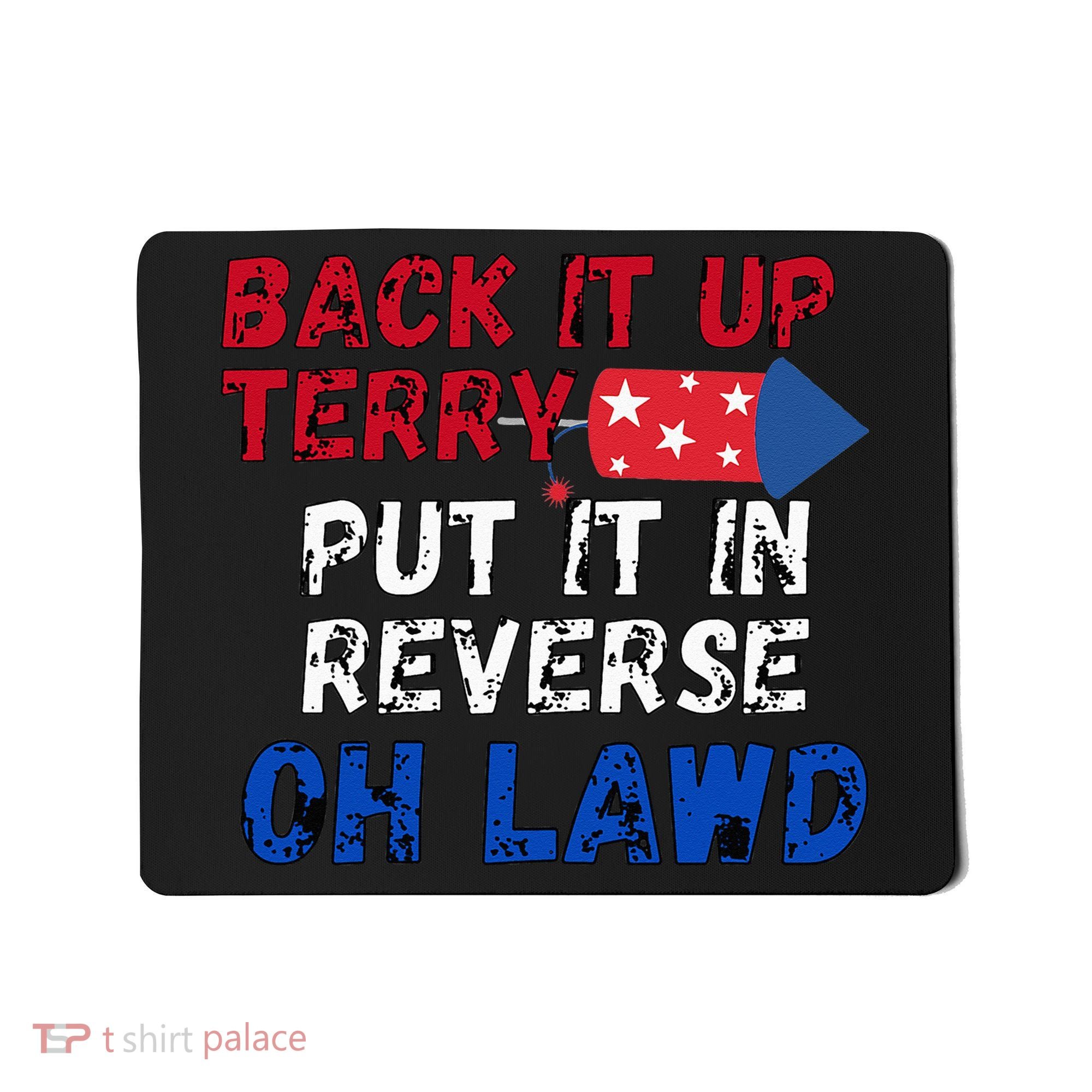 Back Up Terry 4th Of July For Men Mousepad