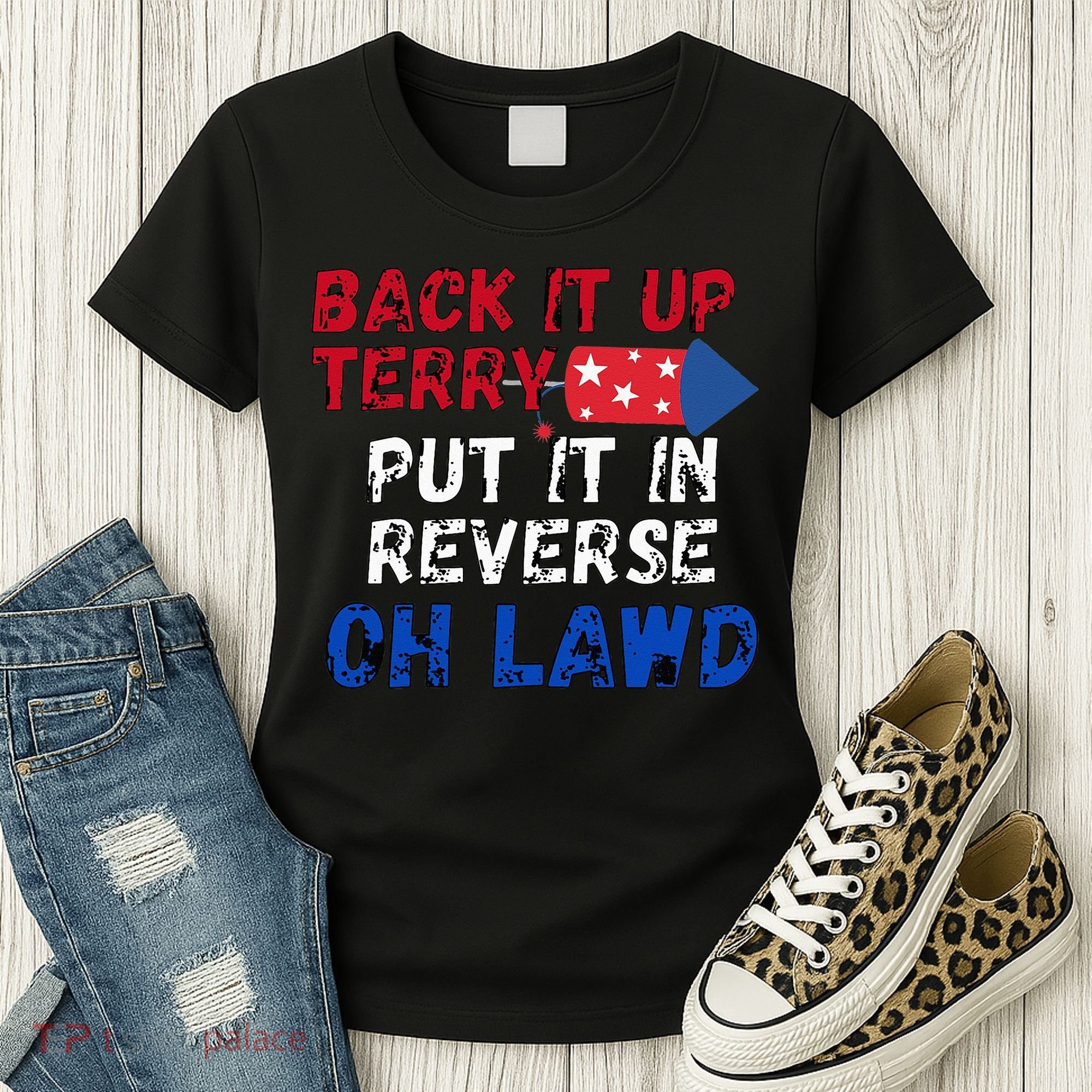 Back Up Terry 4th Of July For Men Women's T-Shirt