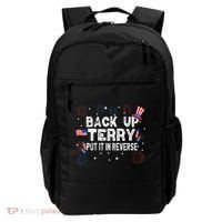 Back Up Terry Put It In Reverse Funny 4th Of July Backpack thumb 0