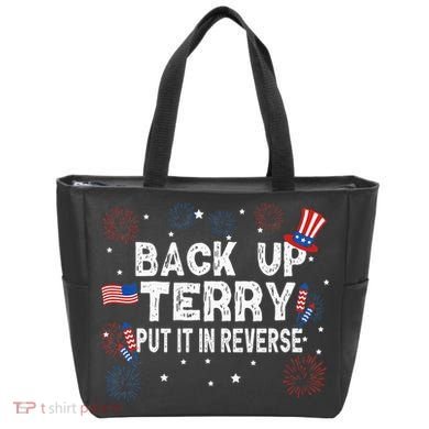 Back Up Terry Put It In Reverse Funny 4th Of July Tote Bag