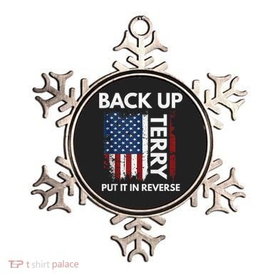 Back Up Terry Put It In Reverse Funny 4th of July Ornament