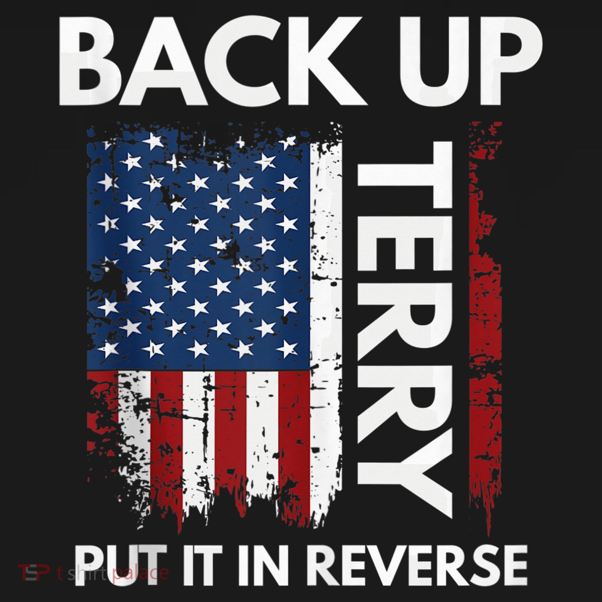 Back Up Terry Put It In Reverse Funny 4th of July Ornament