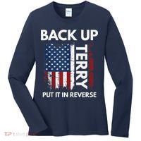 Back Up Terry Put It In Reverse Funny 4th of July Women's Long Sleeve Shirt thumb 0