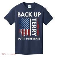 Back Up Terry Put It In Reverse Funny 4th of July Kids T-Shirt thumb 0
