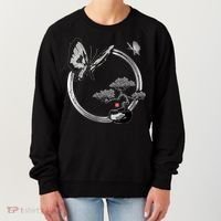 Butterflies And Bonzai Tree Japanese Ink Women's Sweatshirt thumb 0