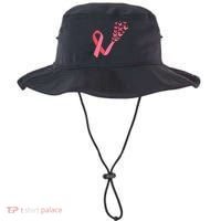 Butterfly Burst Breast Cancer Ribbon Bucket Hat thumb 0