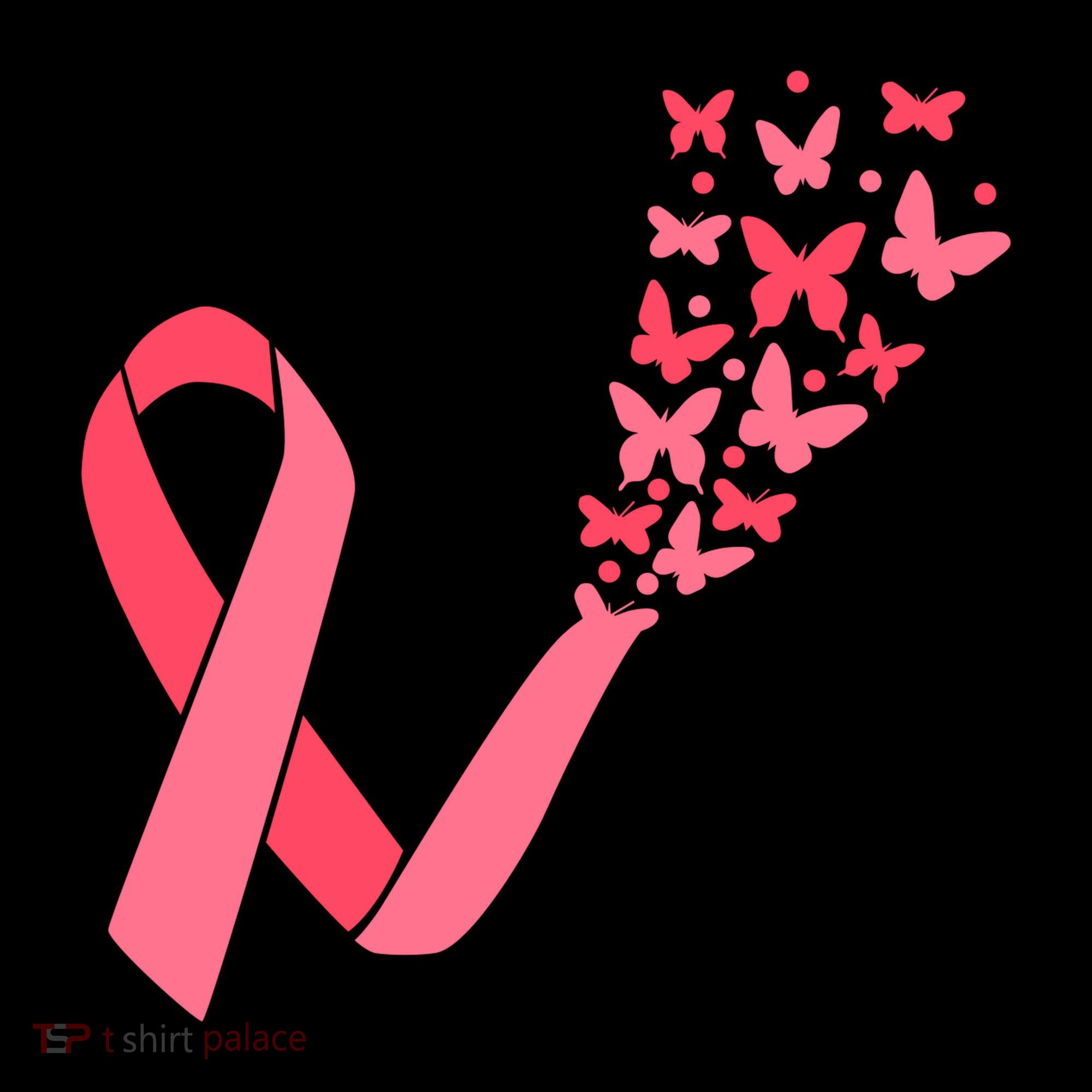 Butterfly Burst Breast Cancer Ribbon Coffee Mug