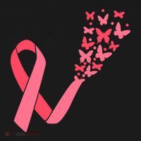 Butterfly Burst Breast Cancer Ribbon Women's Hoodie thumb 2