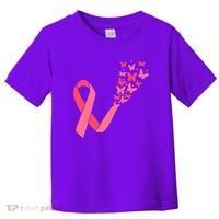 Butterfly Burst Breast Cancer Ribbon Toddler T-Shirt thumb 0