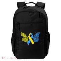 Butterfly Down Syndrome Inspiring Words Backpack thumb 0