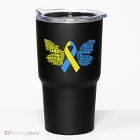 Butterfly Down Syndrome Inspiring Words Tumbler thumb 0