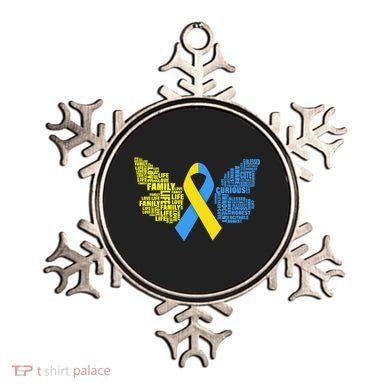 Butterfly Down Syndrome Inspiring Words Ornament