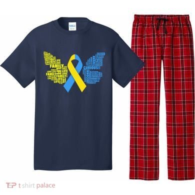 Butterfly Down Syndrome Inspiring Words Pajama Set