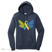 Butterfly Down Syndrome Inspiring Words Women's Hoodie thumb 0