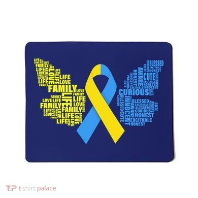 Butterfly Down Syndrome Inspiring Words Mousepad