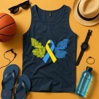 Butterfly Down Syndrome Inspiring Words Tank Top thumb 4