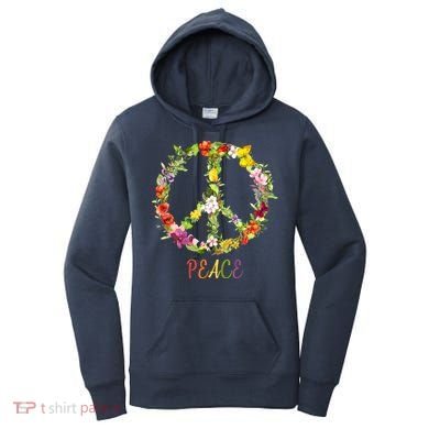 Butterfly Flower Peace Sign Women's Hoodie
