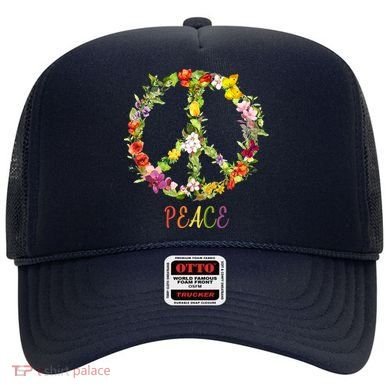 Butterfly Flower Peace Sign Hat