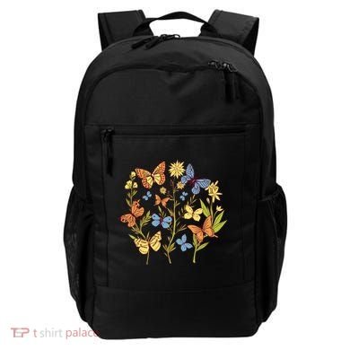 Butterfly Garden Flowers Backpack