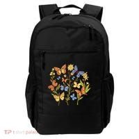 Butterfly Garden Flowers Backpack thumb 0