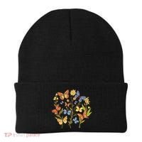 Butterfly Garden Flowers Beanie thumb 0