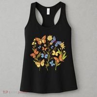 Butterfly Garden Flowers Women's Tank Top thumb 3