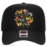 Butterfly Garden Flowers Hat thumb 0