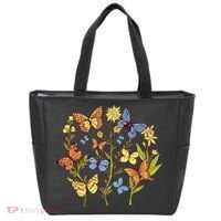 Butterfly Garden Flowers Tote Bag thumb 0