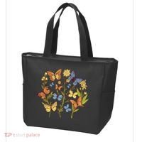 Butterfly Garden Flowers Tote Bag thumb 3