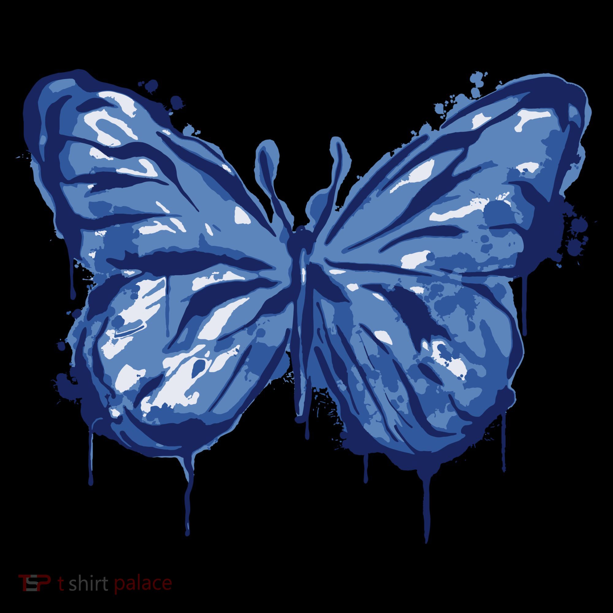 Butterfly Ink Dripping Toddler Hoodie