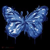 Butterfly Ink Dripping Tote Bag thumb 4