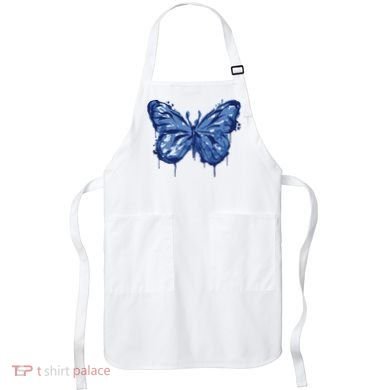 Butterfly Ink Dripping Apron