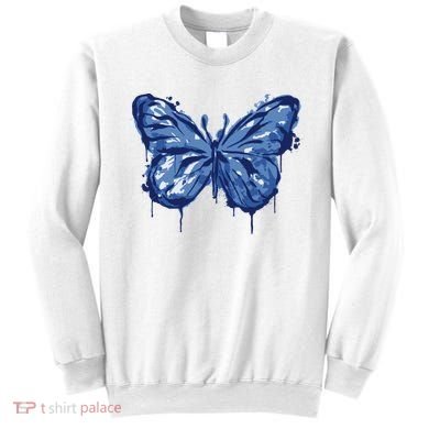Butterfly Ink Dripping Sweatshirt