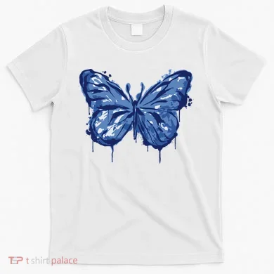 Butterfly Ink Dripping T-Shirt