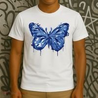 Butterfly Ink Dripping T-Shirt thumb 3