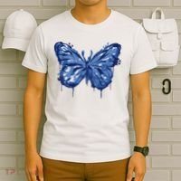Butterfly Ink Dripping T-Shirt thumb 6