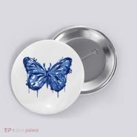 Butterfly Ink Dripping Button thumb 0