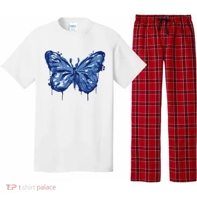 Butterfly Ink Dripping Pajama Set