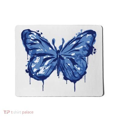 Butterfly Ink Dripping Mousepad