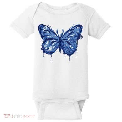 Butterfly Ink Dripping Baby Bodysuit