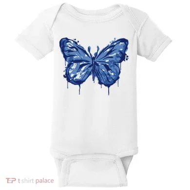 Butterfly Ink Dripping Baby Bodysuit