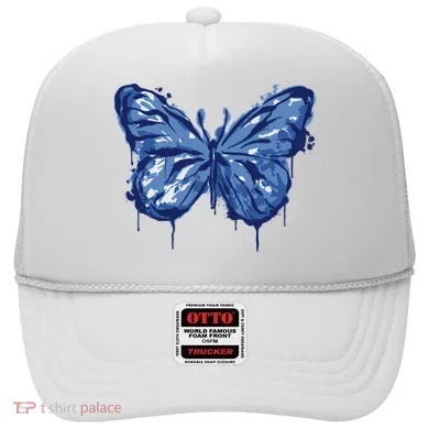 Butterfly Ink Dripping Hat