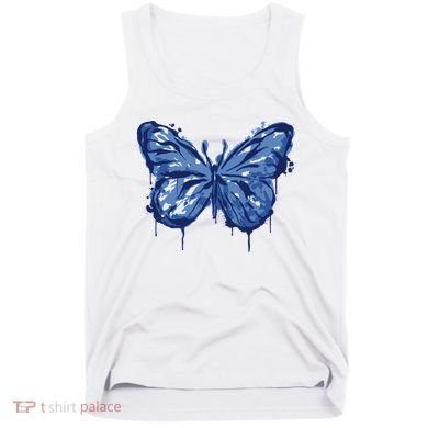 Butterfly Ink Dripping Tank Top